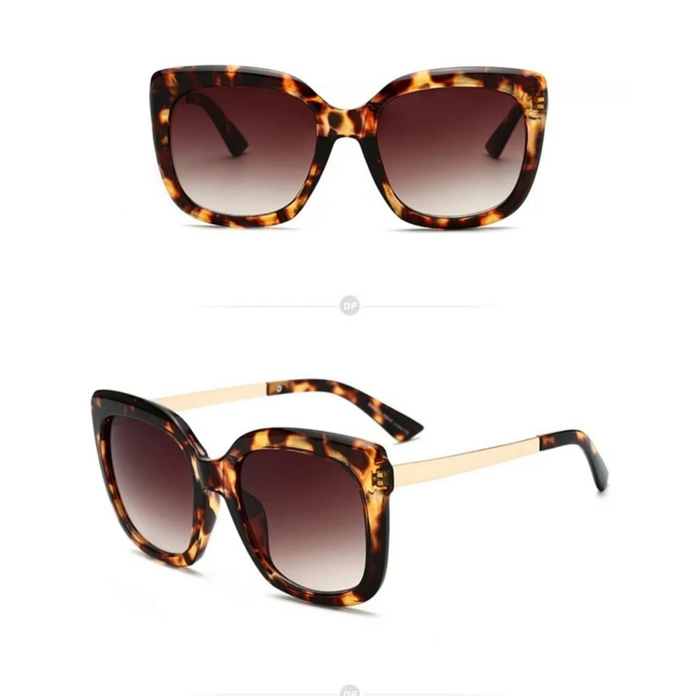 Tortoise Sunglasses with Gold Arms NEW